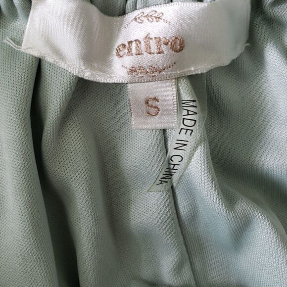 ENTRO Cold Shoulder Mint Green Beauty Small - Picture 4 of 10